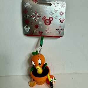 NWT. 2024 Disney Parks EPCOT Flower & Garden Orange Bird Ornament.